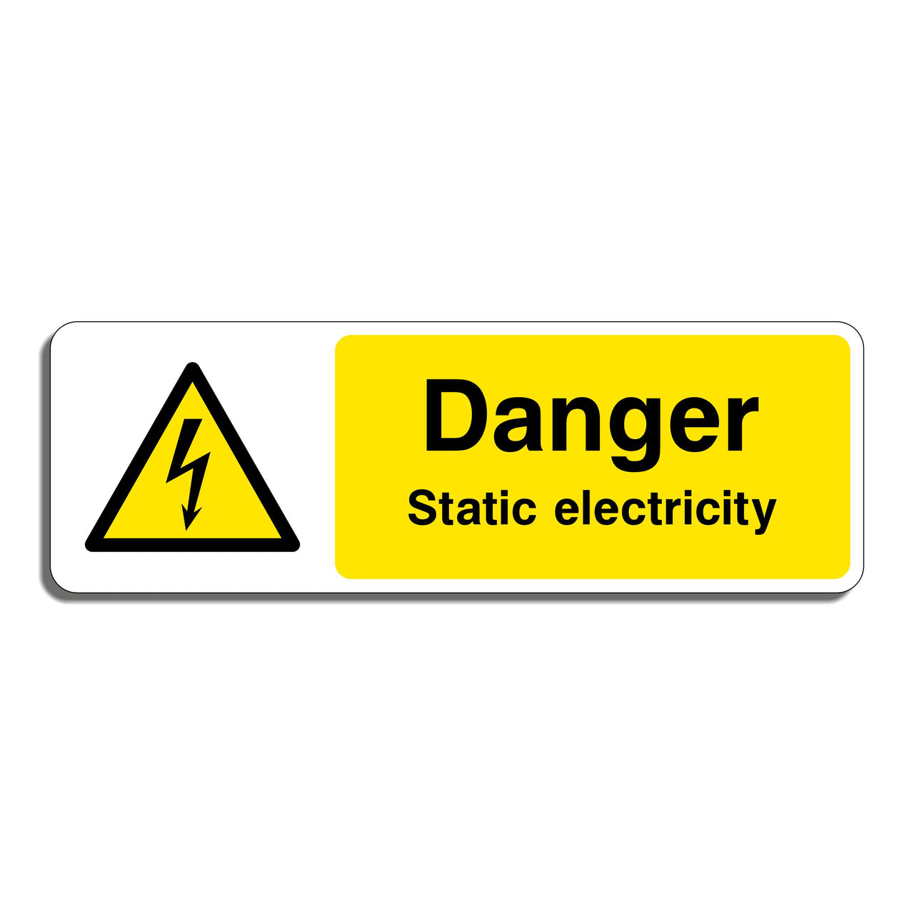 Danger Static Electricity Sign