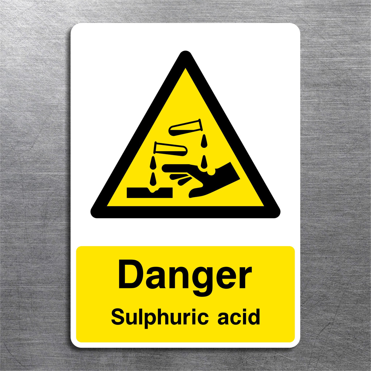 Danger Sulphuric Acid Sign