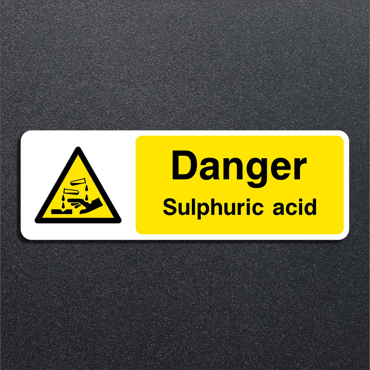 Danger Sulphuric Acid Sign