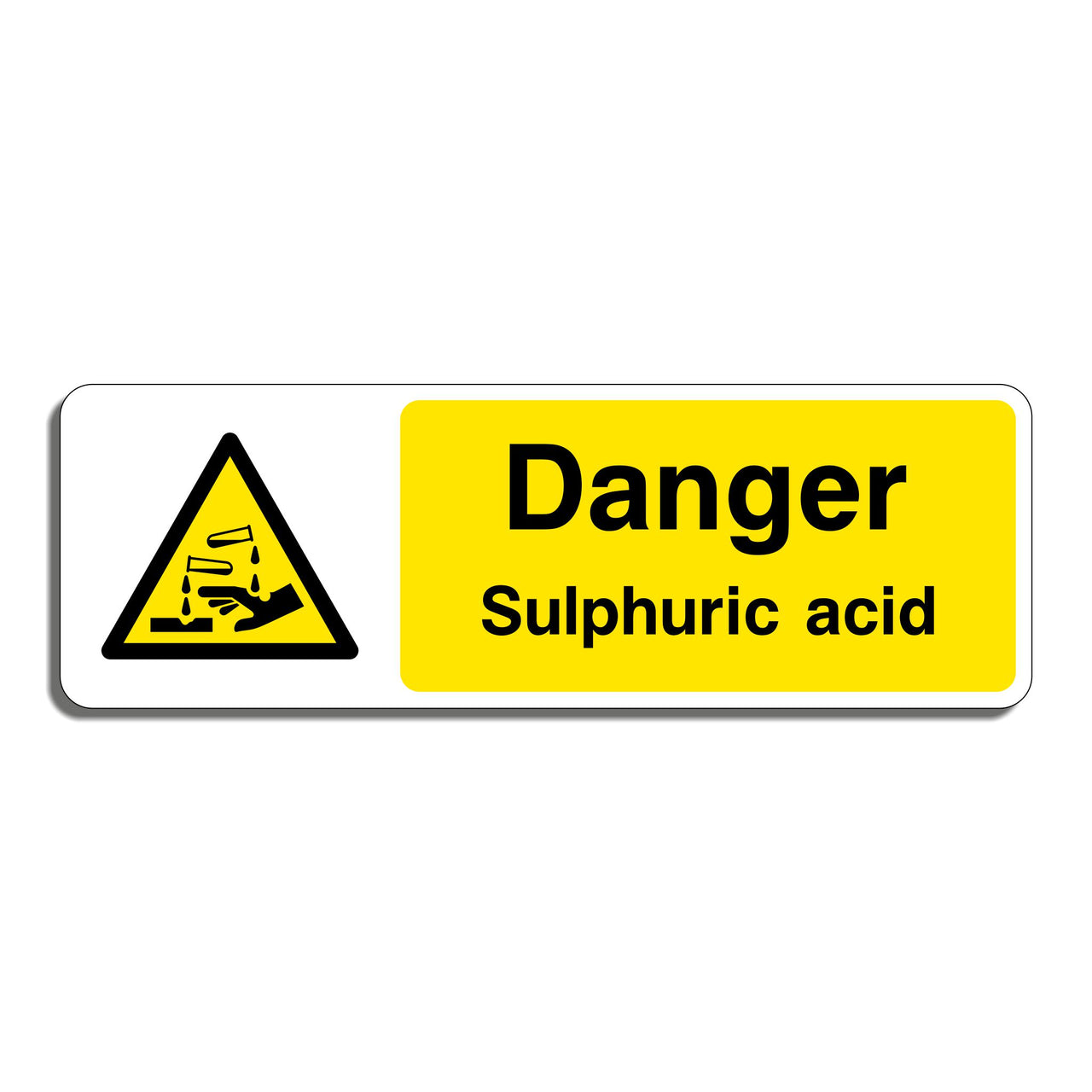 Danger Sulphuric Acid Sign