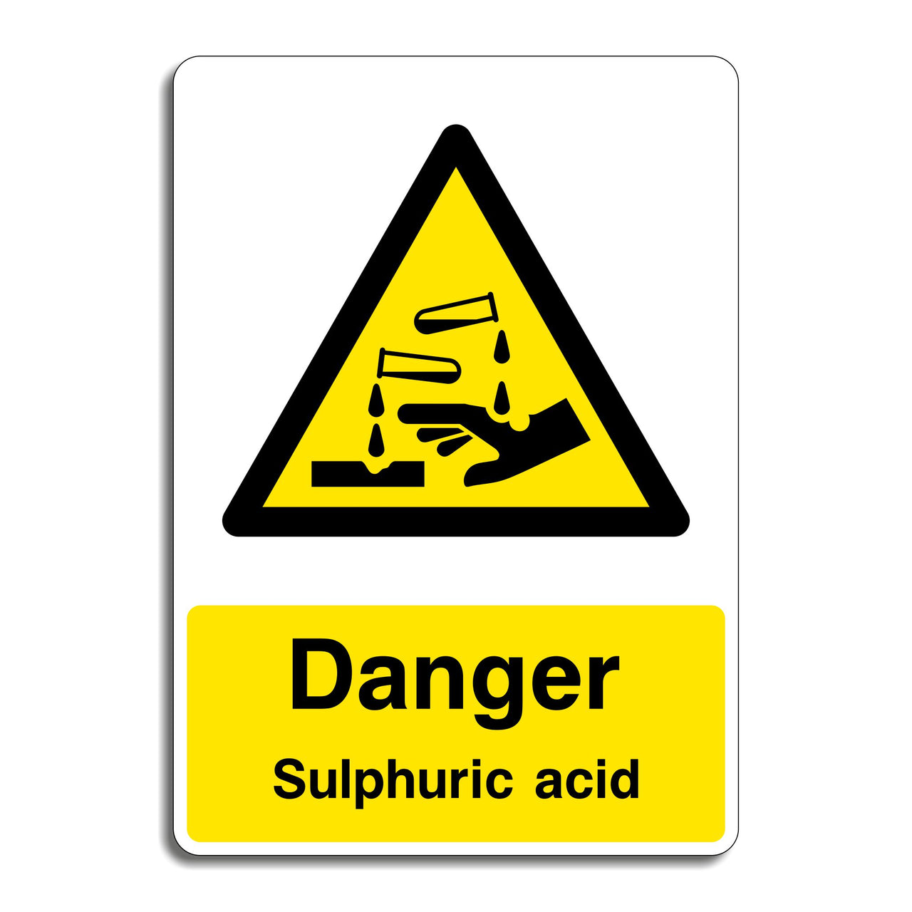 Danger Sulphuric Acid Sign
