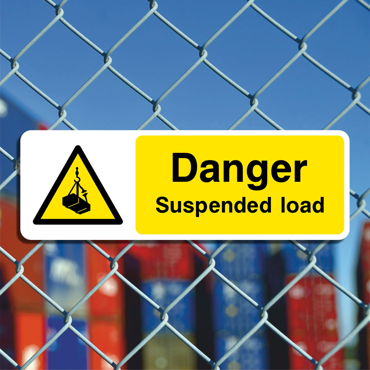 Danger Suspended Load Sign