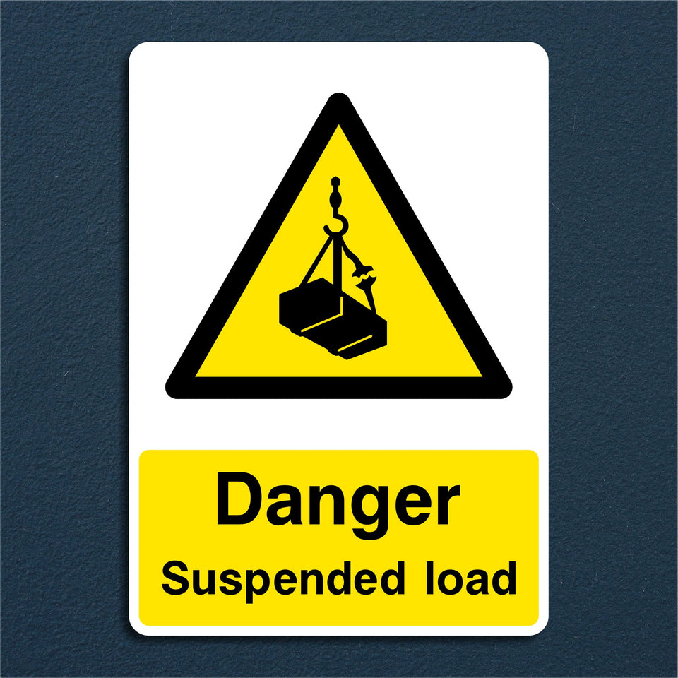 Danger Suspended Load Sign