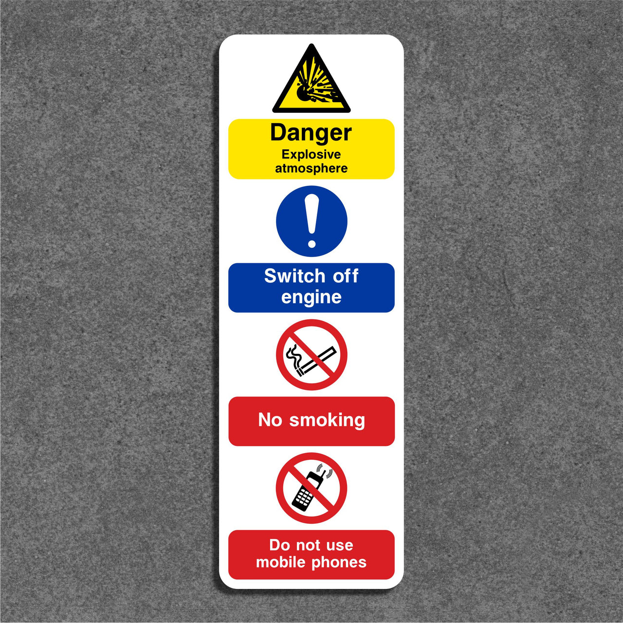 Garage and Workshop Multi-Message Safety Sign