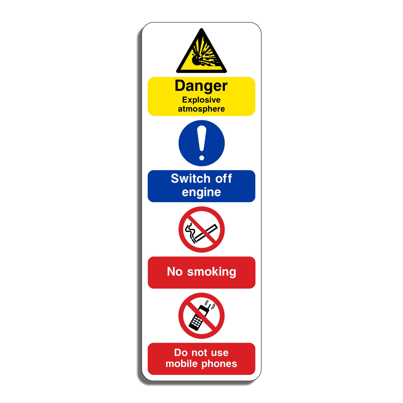 Garage and Workshop Multi-Message Safety Sign