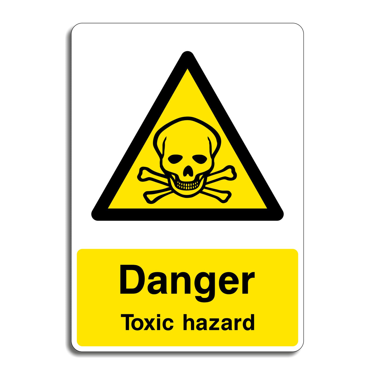 Danger Toxic Hazard Sign