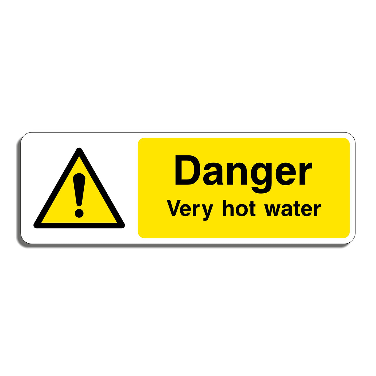 Danger Very Hot Water Sign