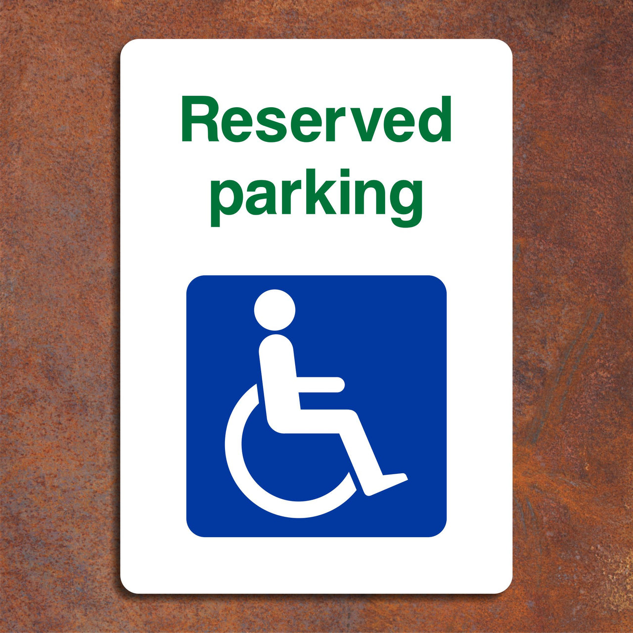 Disabled Reserved Parking Sign