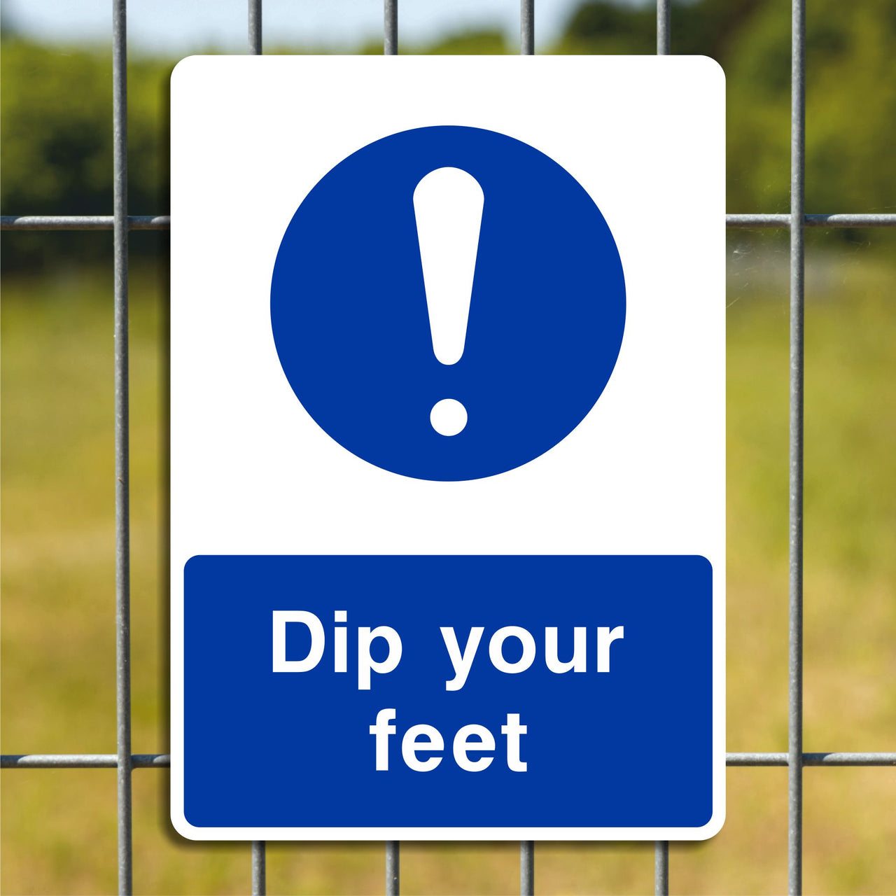 Dip Your Feet Sign