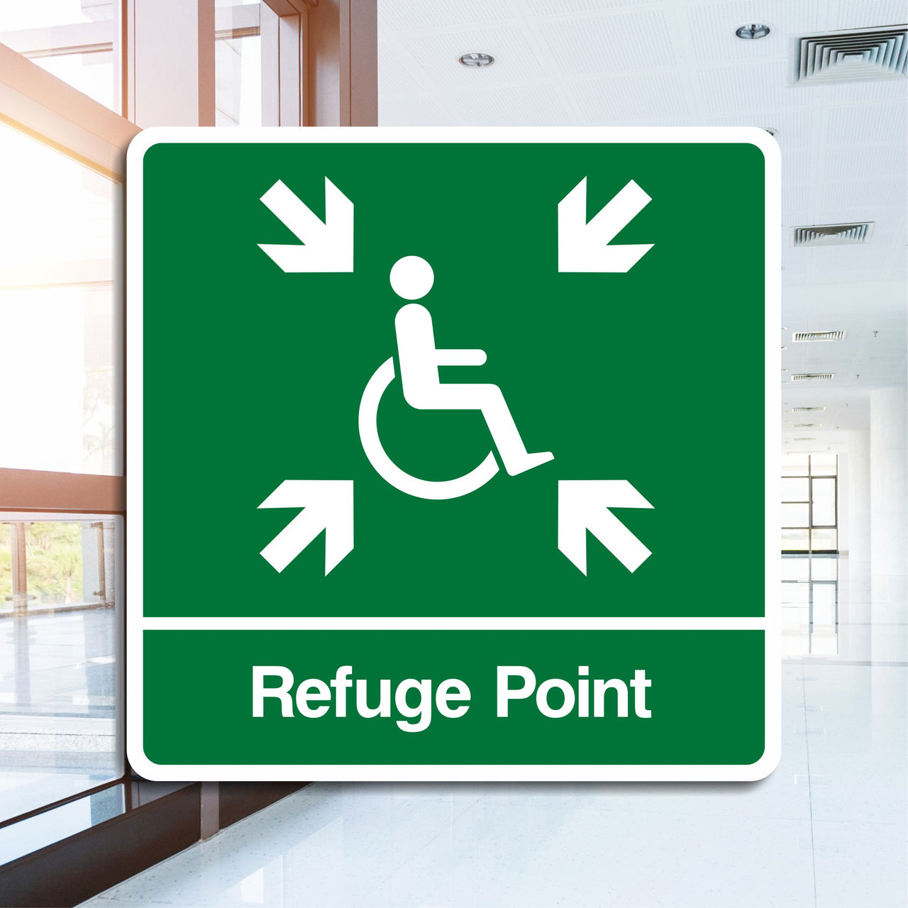 Disabled Emergency Refuge Sign