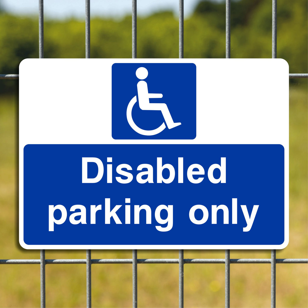Disabled Parking Only Sign