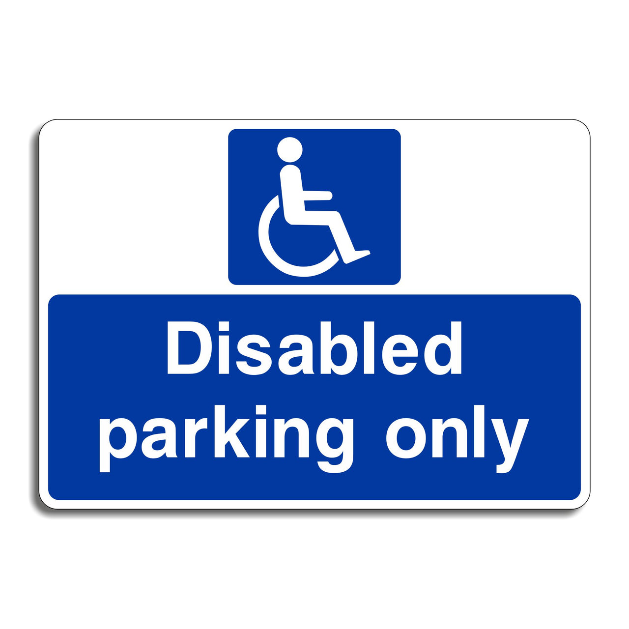 Disabled Parking Only Sign