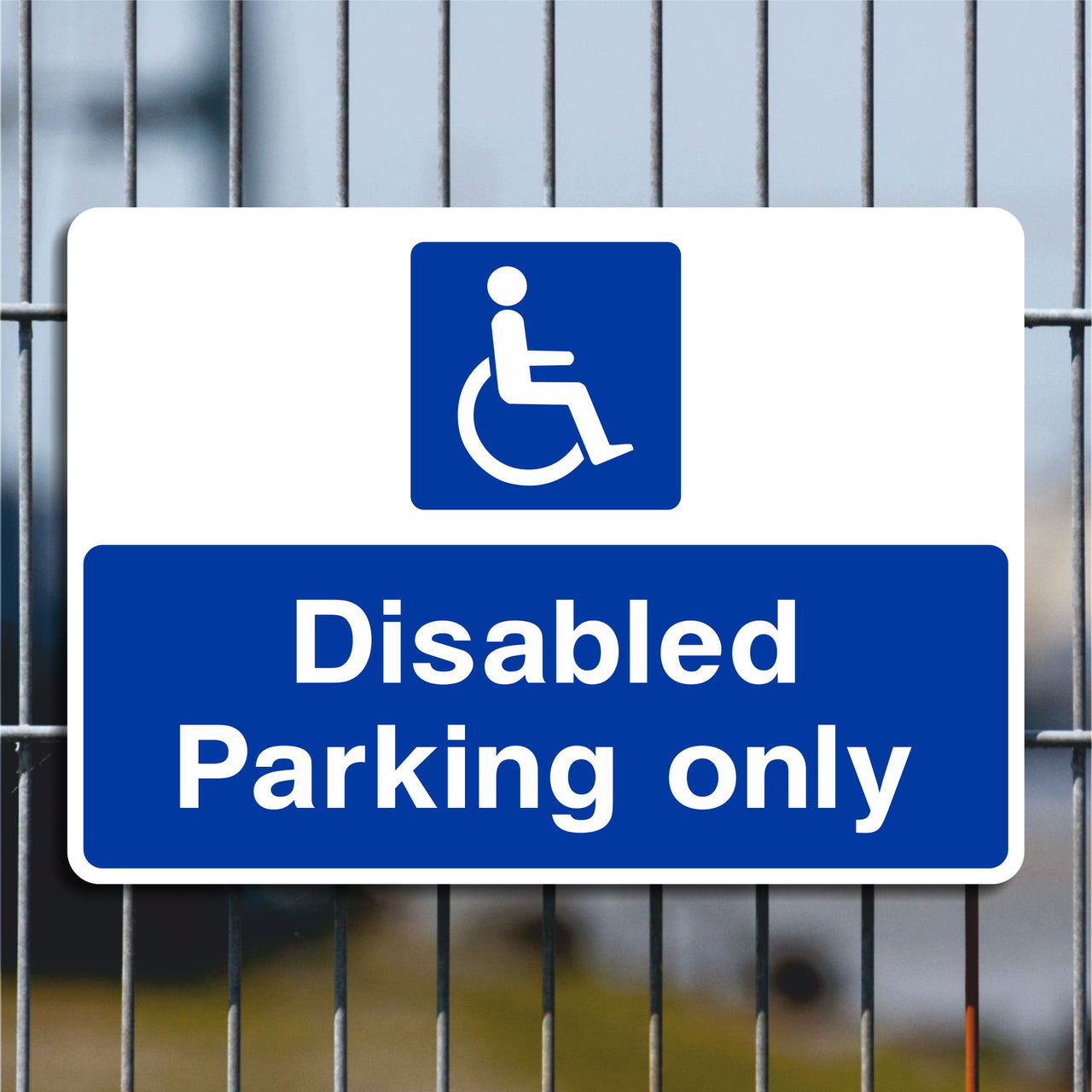 Disabled Parking Only Sign