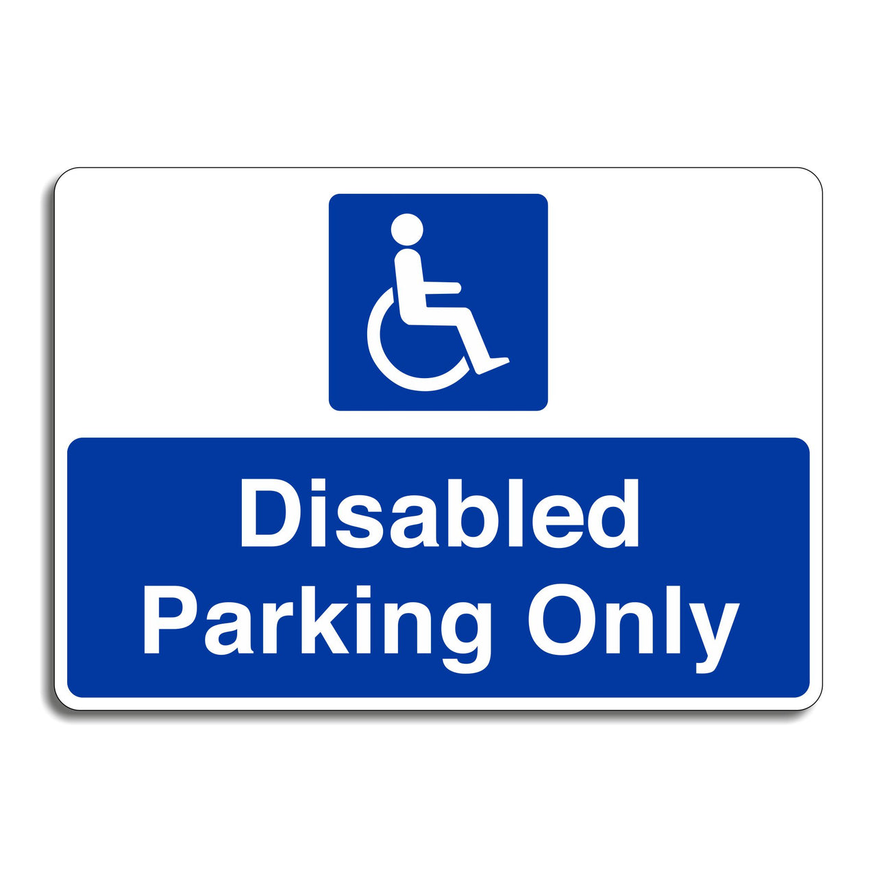 Disabled Parking Only Sign