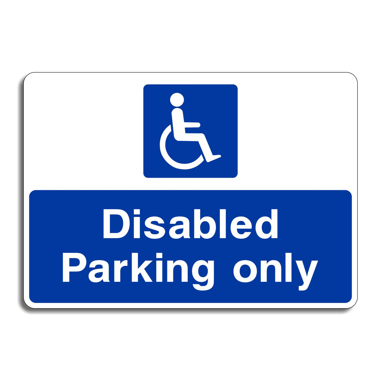 Disabled Parking Only Sign