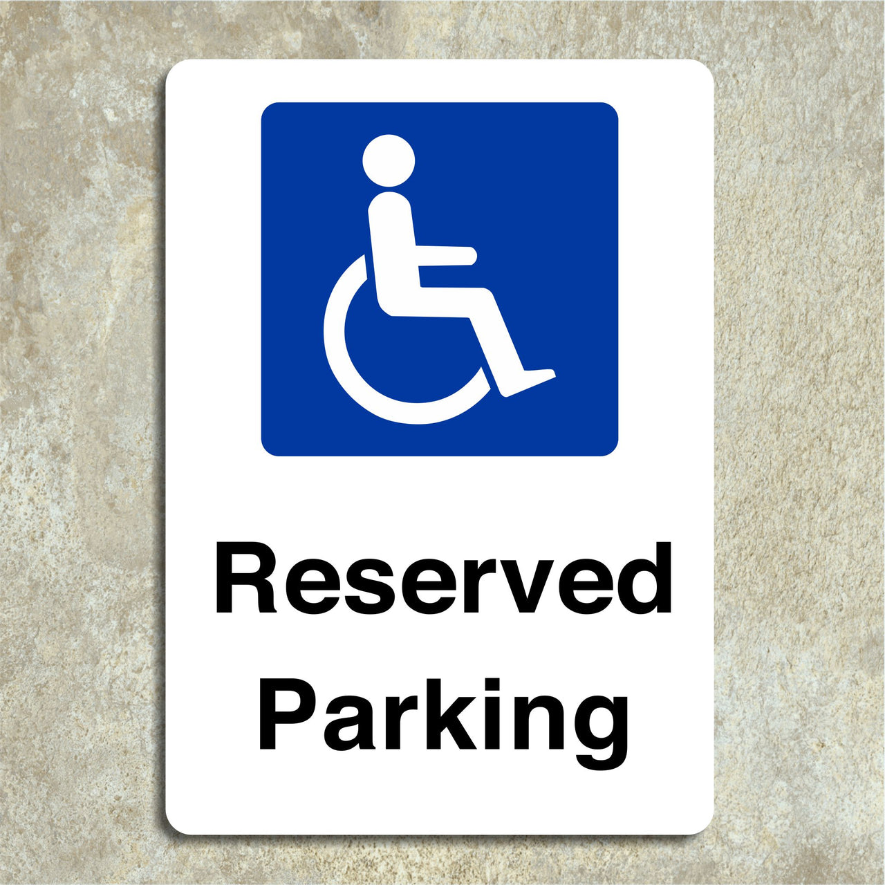 Disabled Reserved Parking Sign