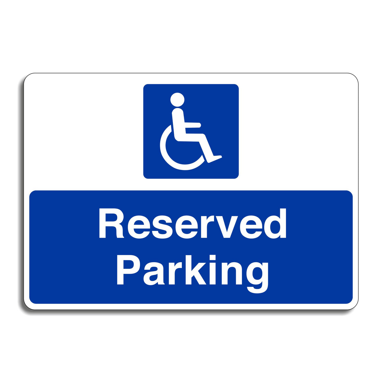 Disabled Reserved Parking Sign