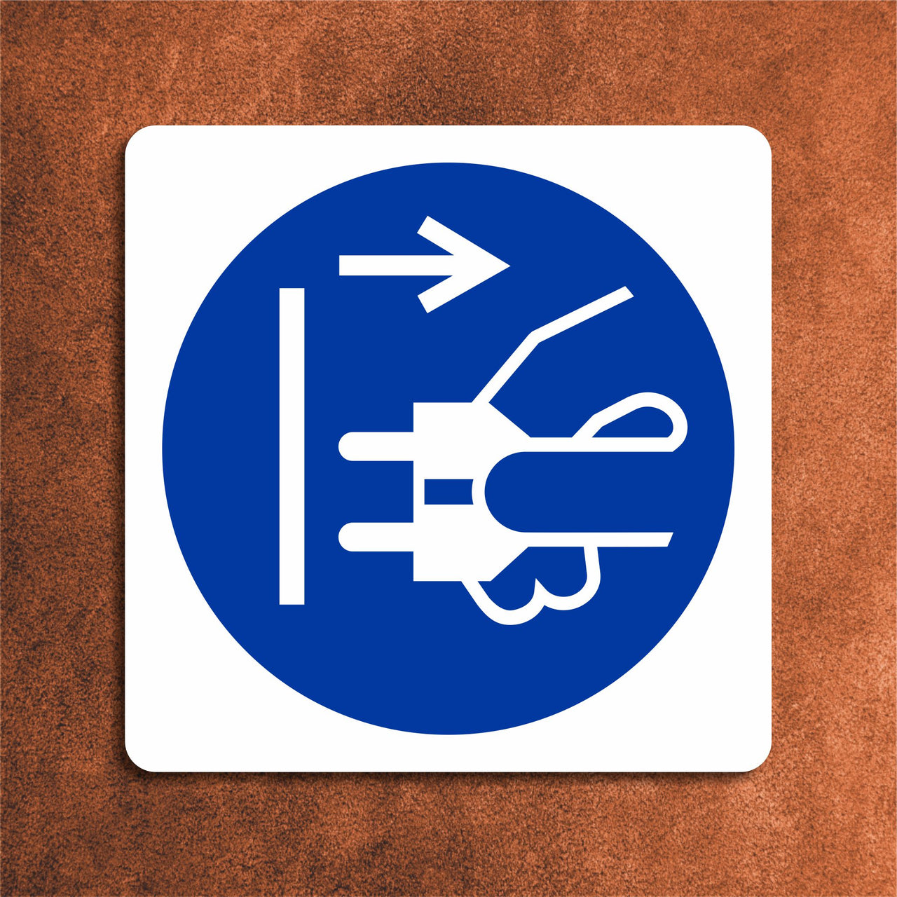 Disconnect Mains Plug Sign