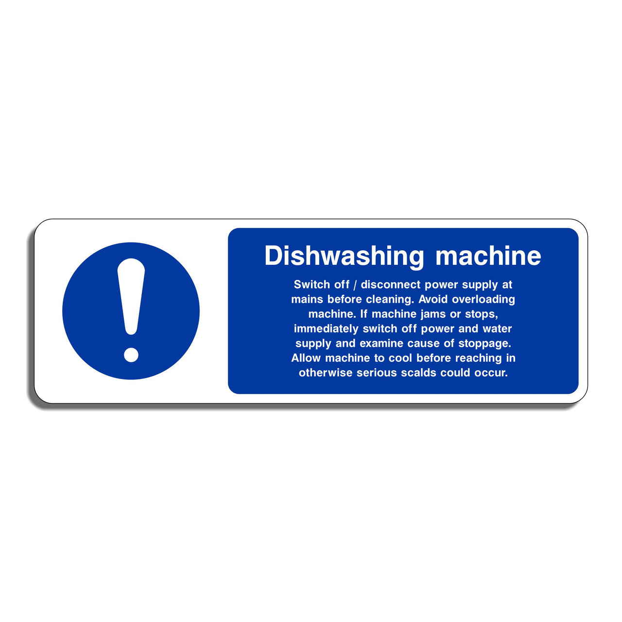 Dishwashing Machine Sign