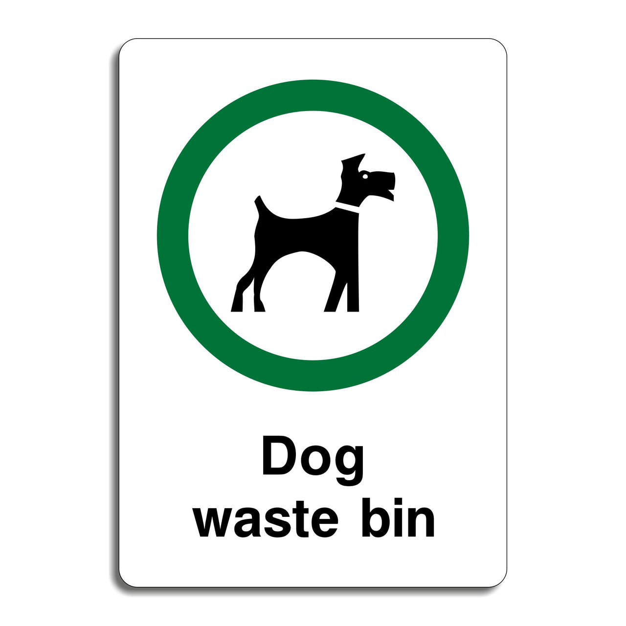 Dog Waste Bin Sign