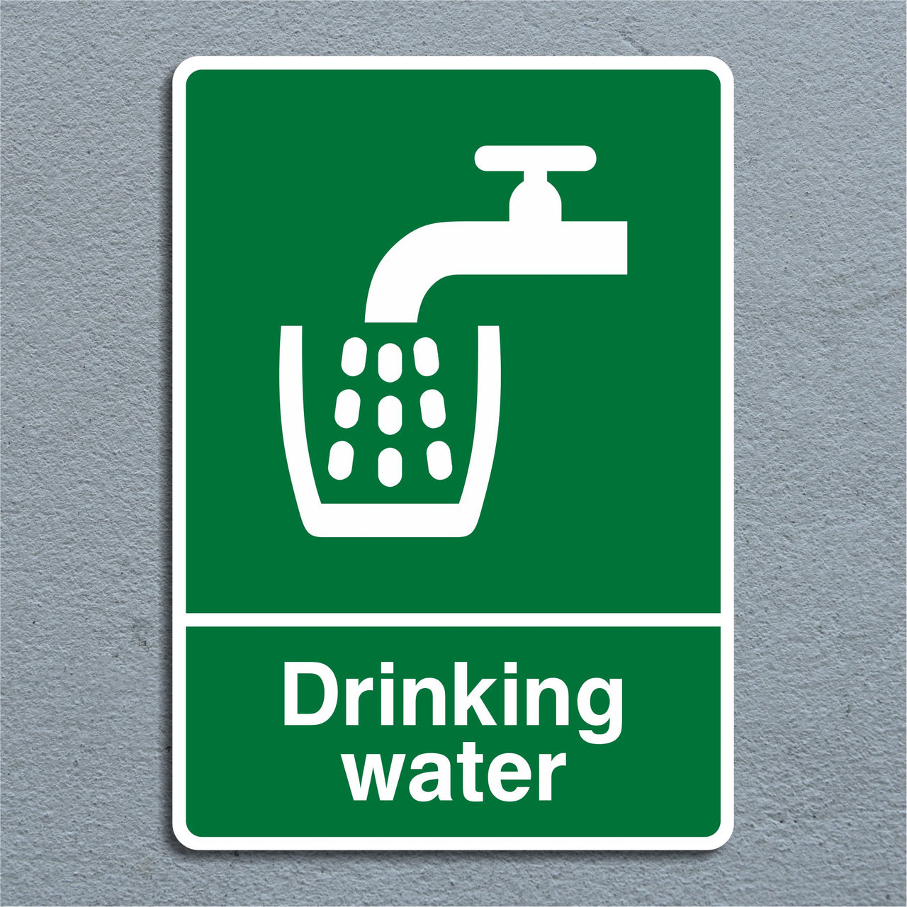 Drinking Water Sign