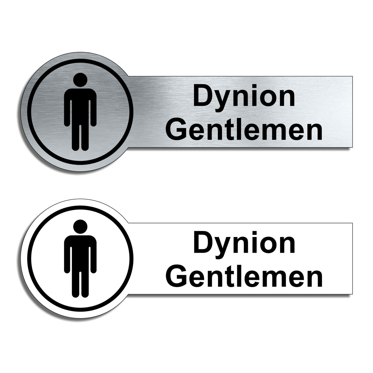 Dynion - Bilingual Welsh / English Male Toilet Sign
