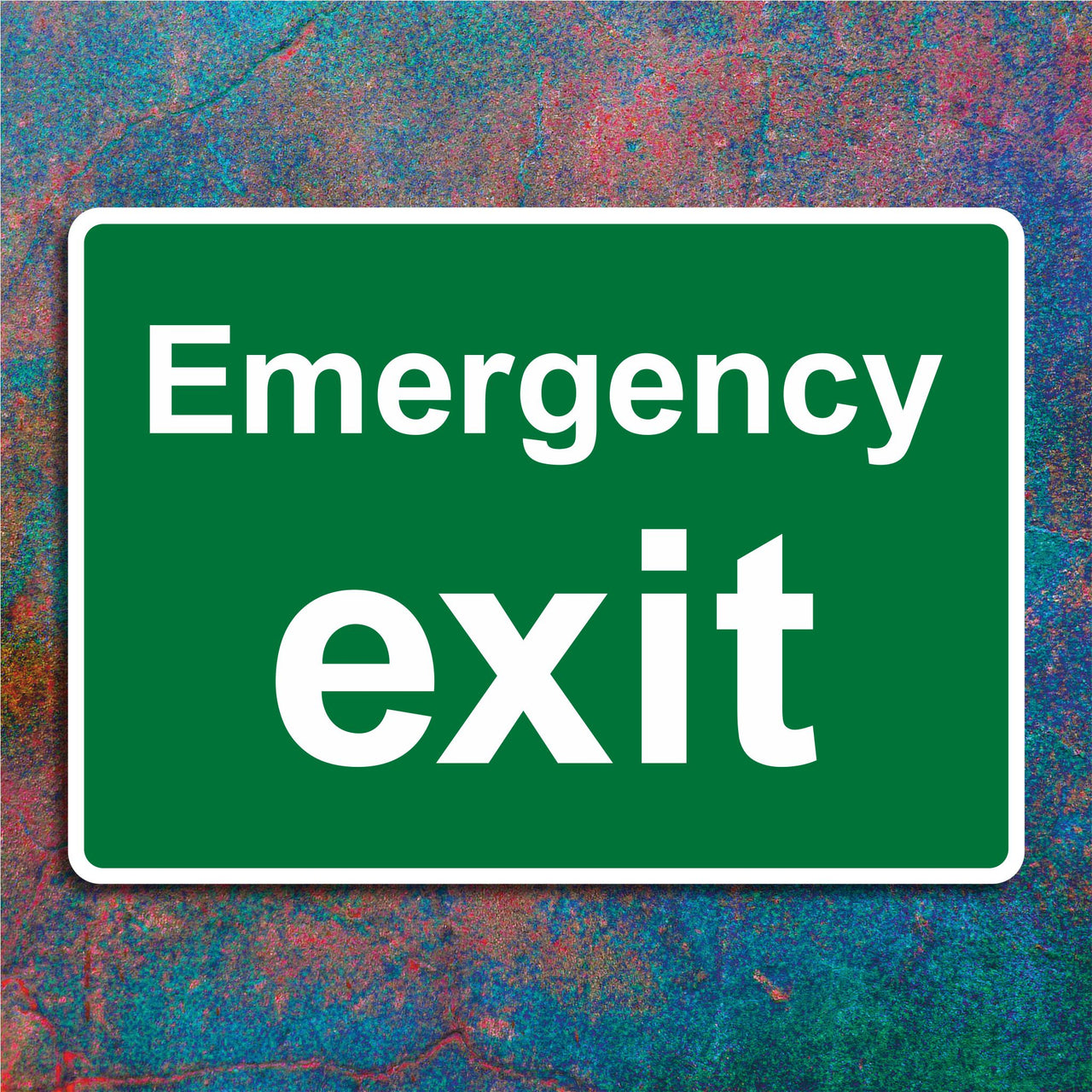 Emergency Exit Sign