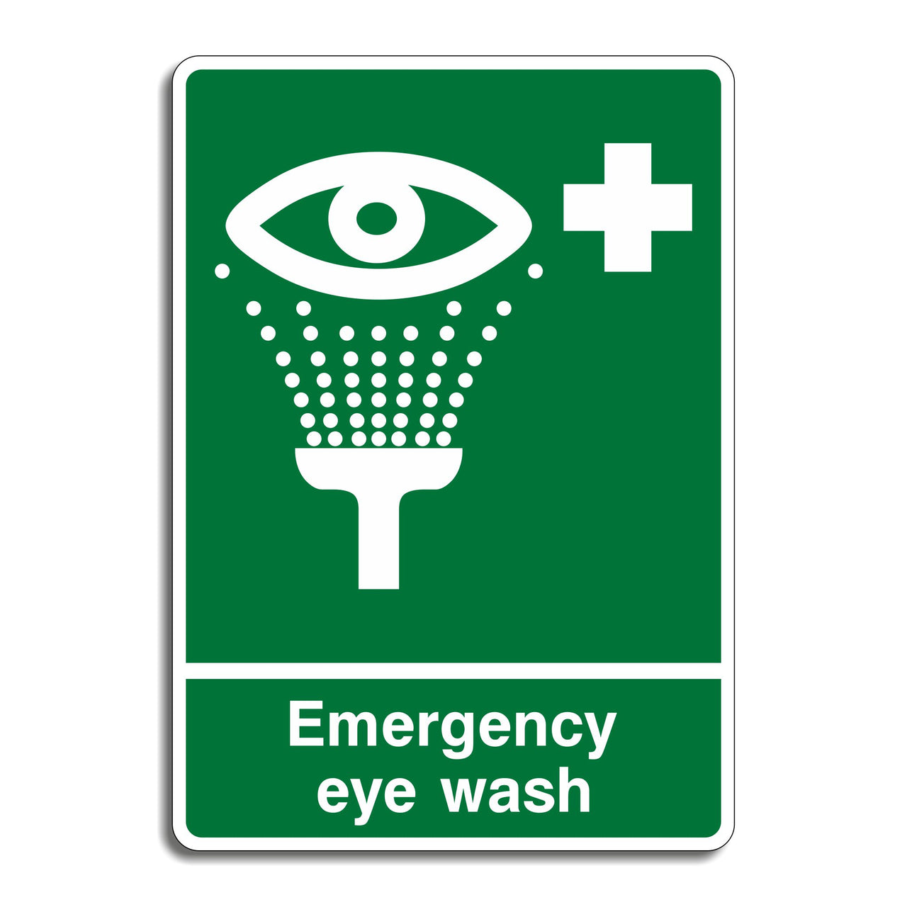 Emergency Eye Wash Sign