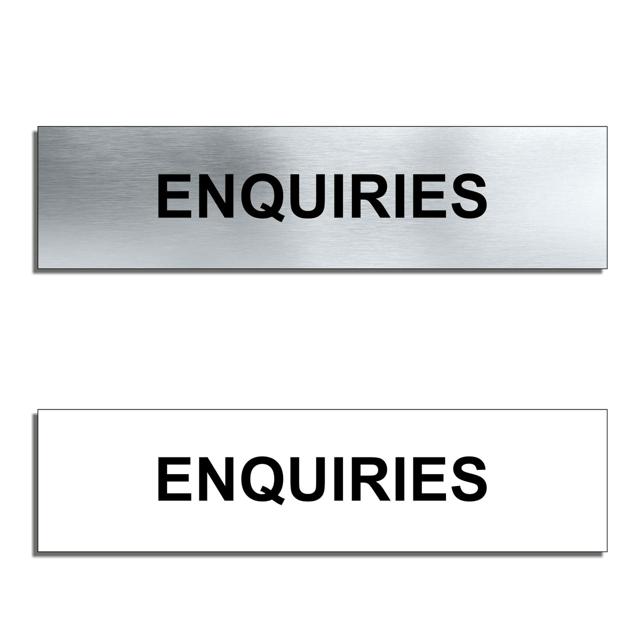 Enquiries Door Sign