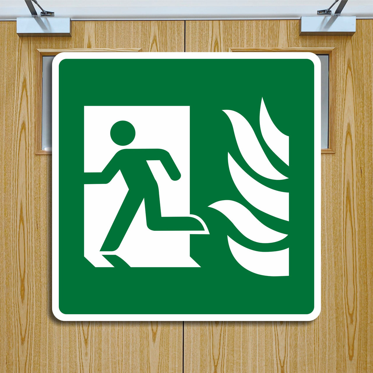 Fire Exit Pictogram Door Sign