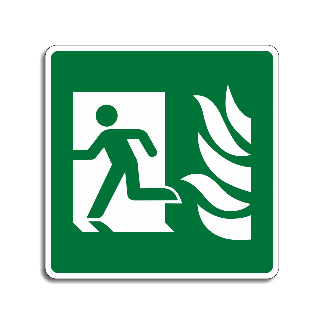 Fire Exit Pictogram Door Sign