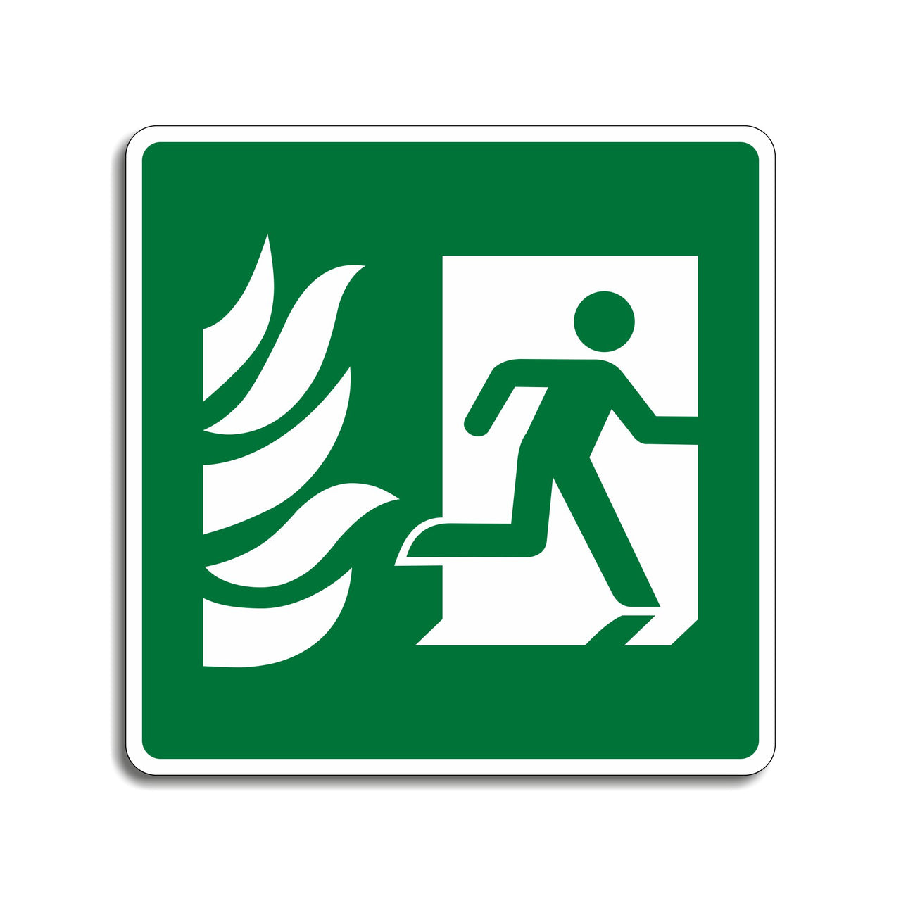 Fire Exit Pictogram Door Sign
