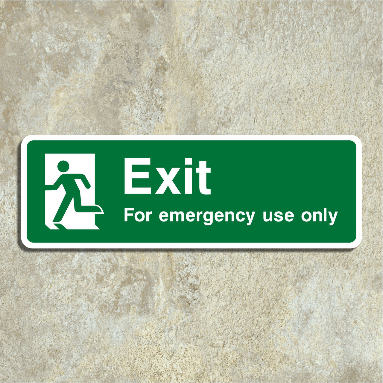 Exit For Emergency Use Only Sign