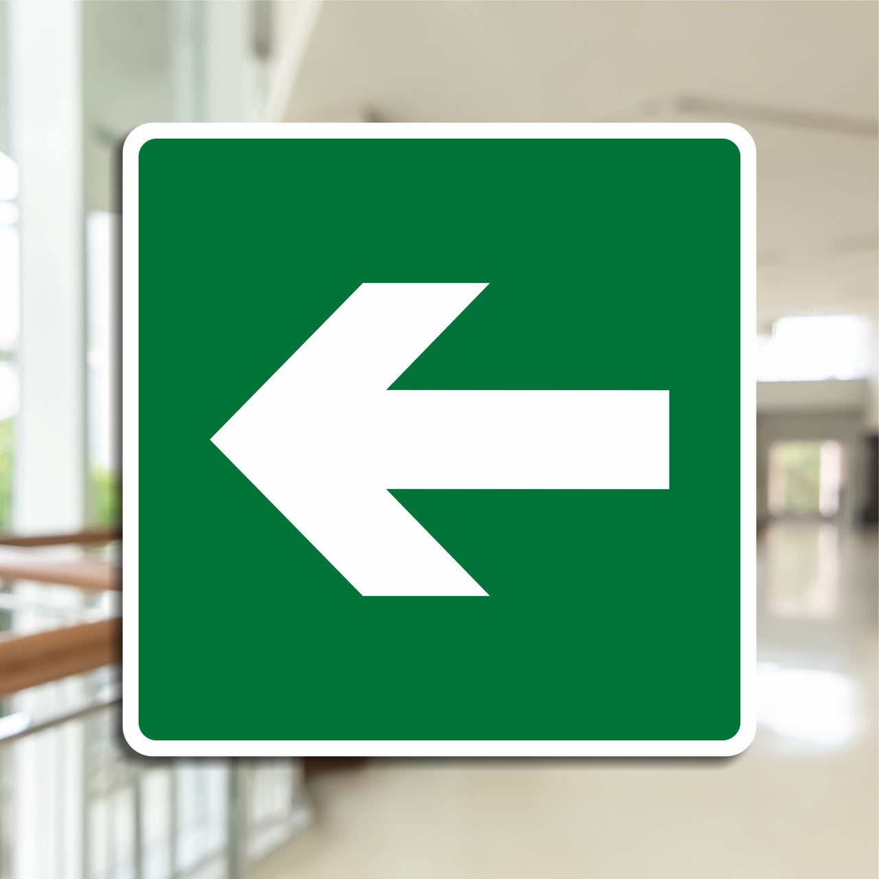 Emergency Arrow Sign - Pointing Left