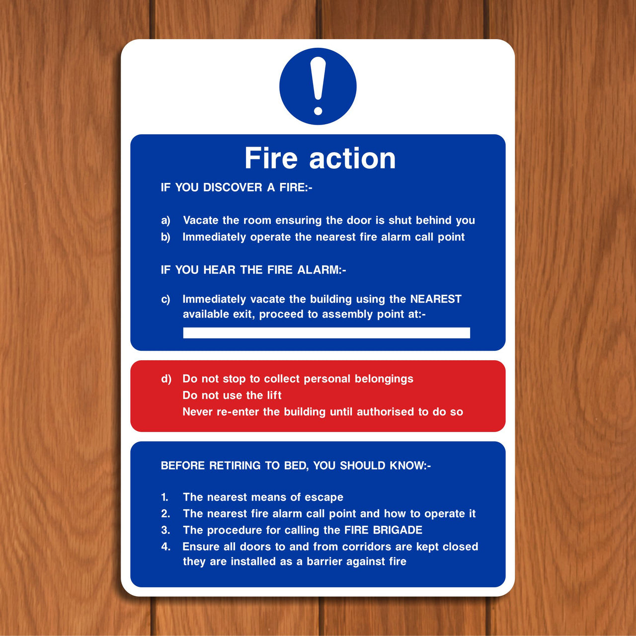 If You Discover a Fire Sign