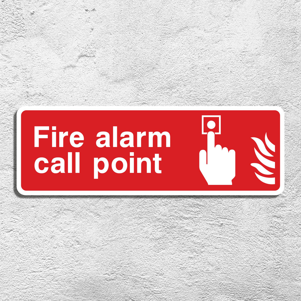 Poef Call Sign Fire Alarm Call Point Sign