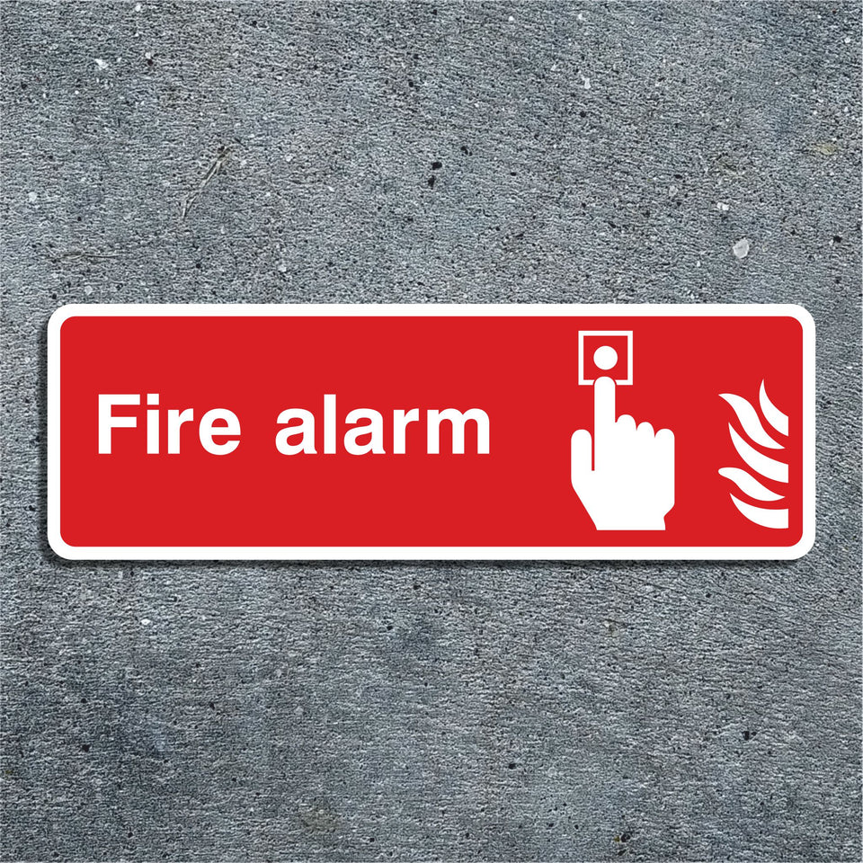Fire Alarn Sign Fire Alarm Sign