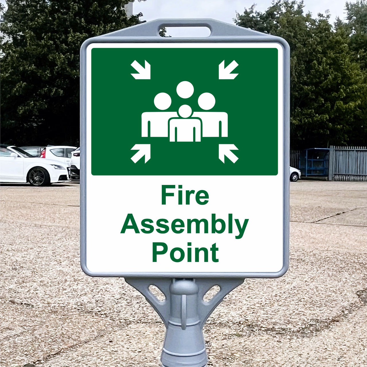 Fire Assembly Point Freestanding Sign