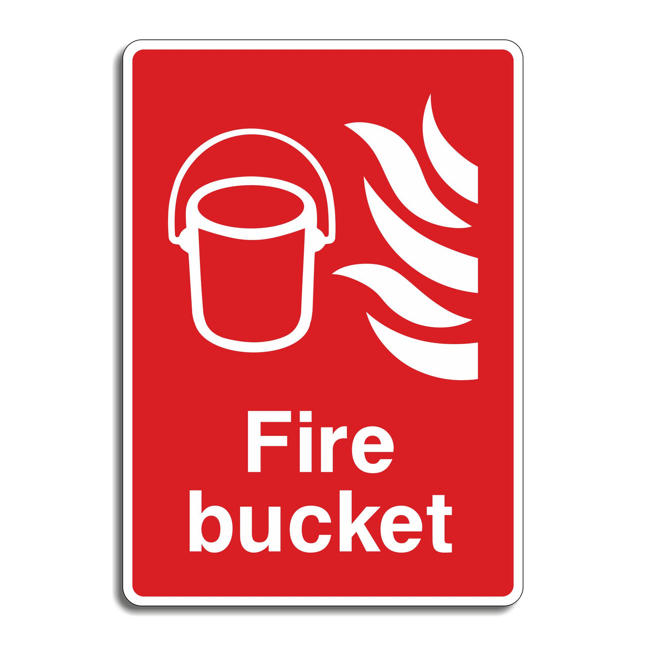 Fire Bucket Sign