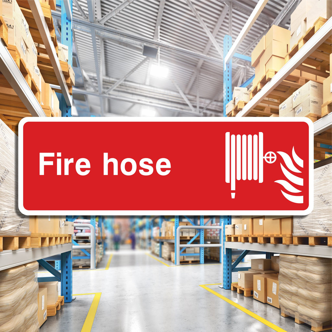 Fire Hose Sign