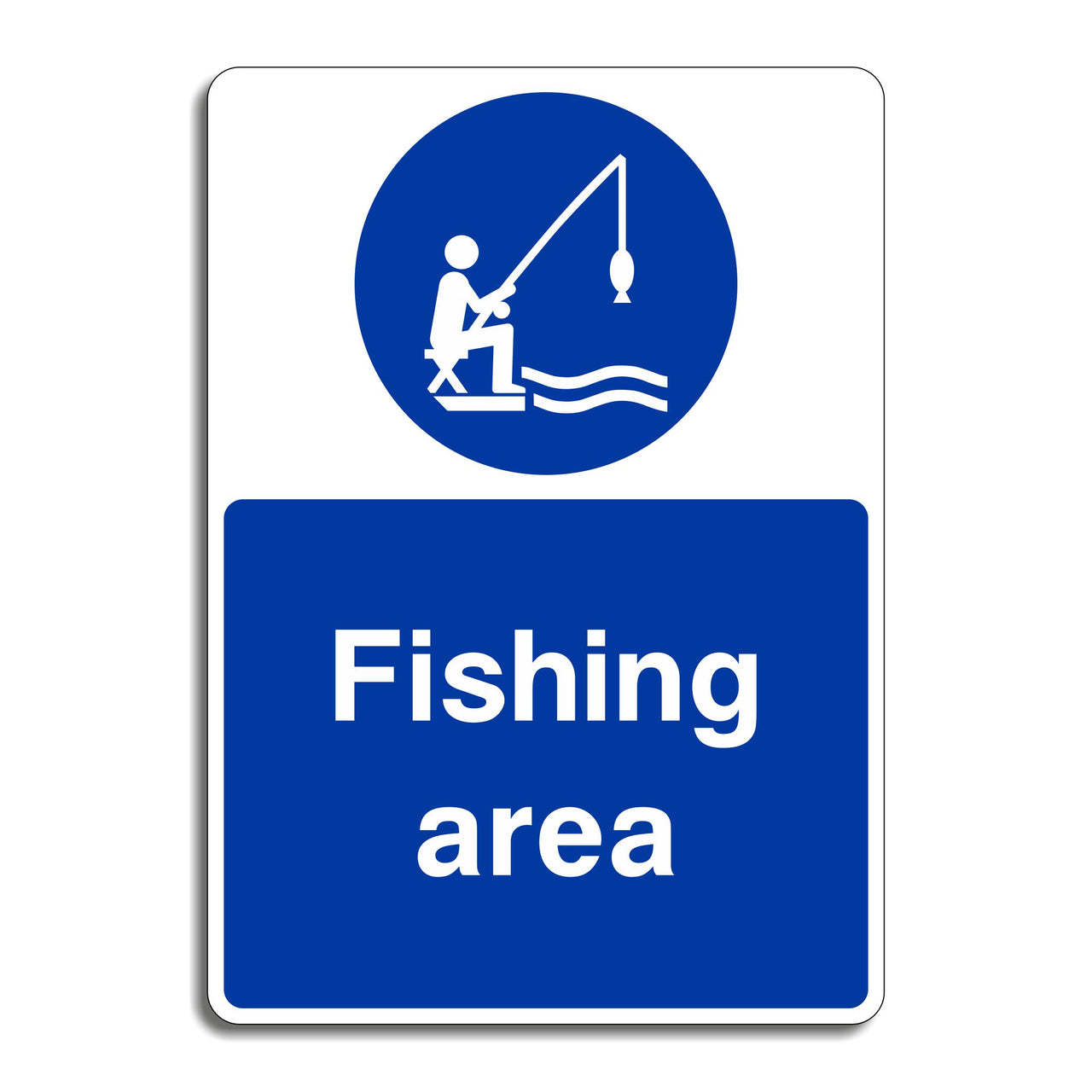 Fishing Area Sign