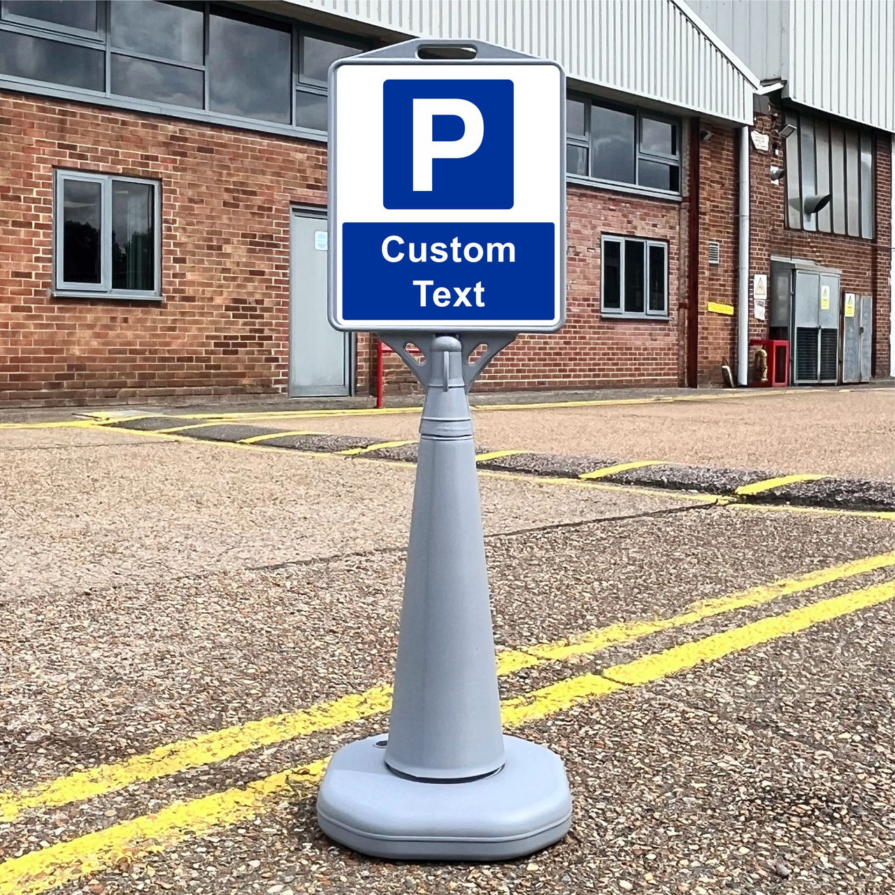 Personalised Freestanding Pyramid Parking Sign