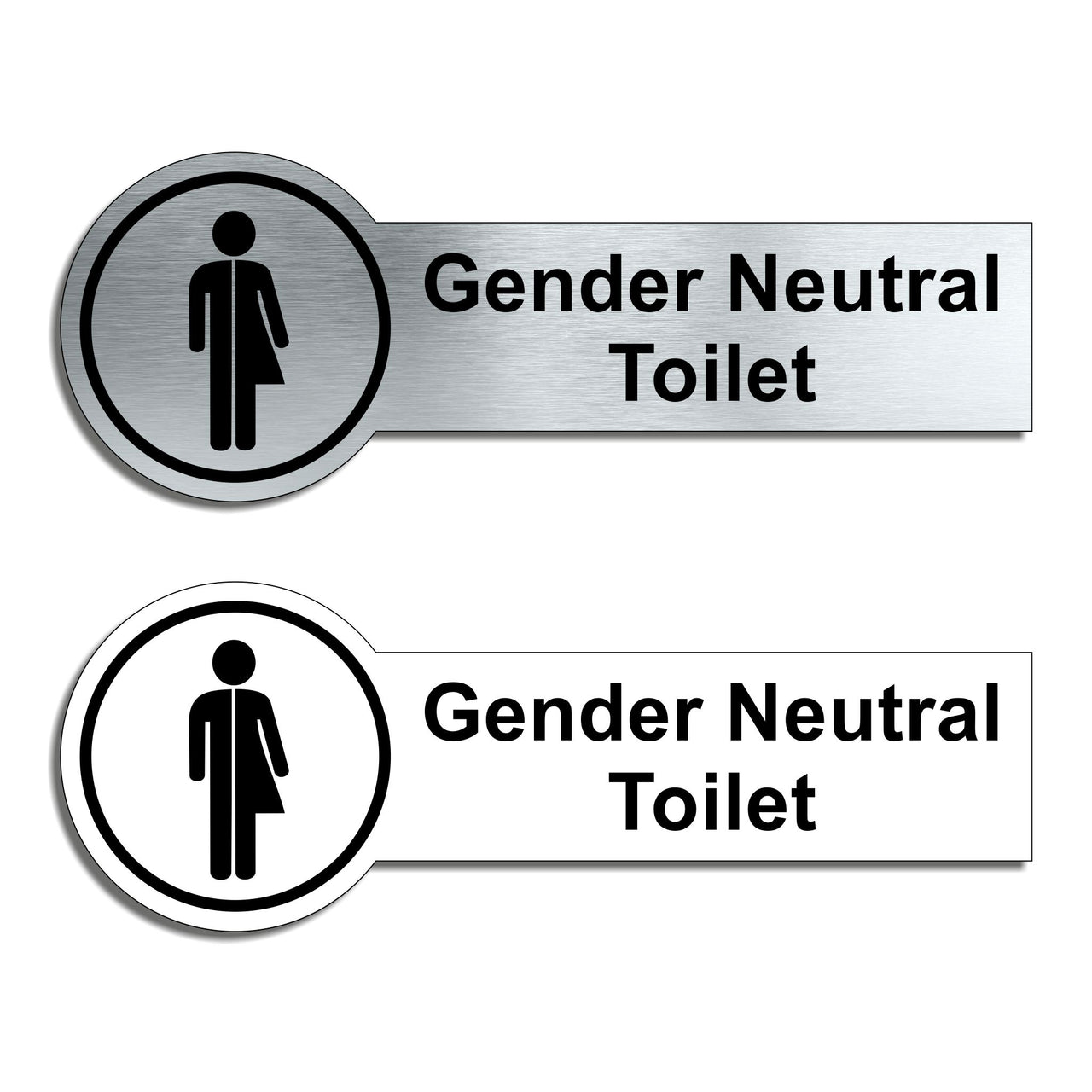 Gender Neutral Toilet Door Sign