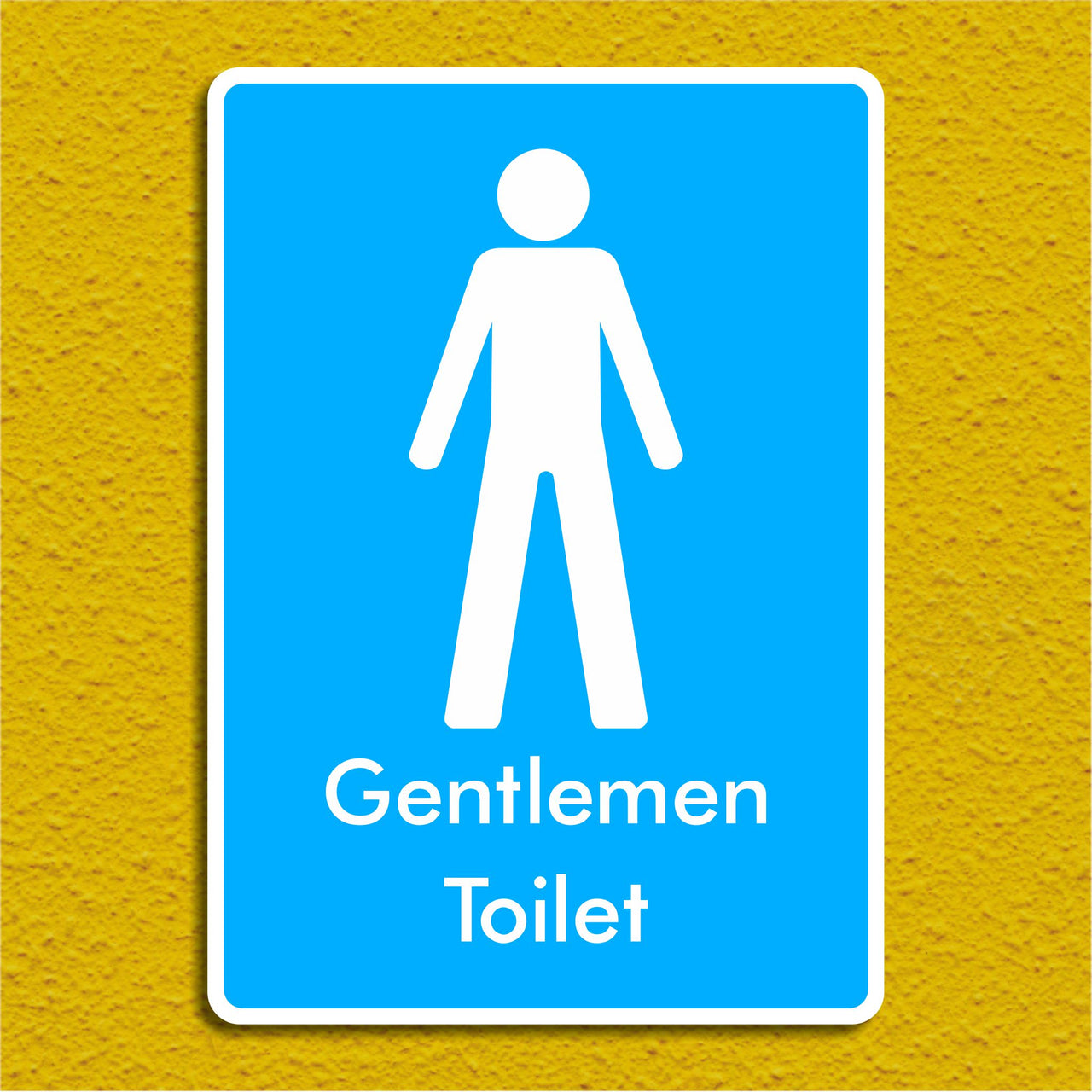 Gentlemen Toilet Sign