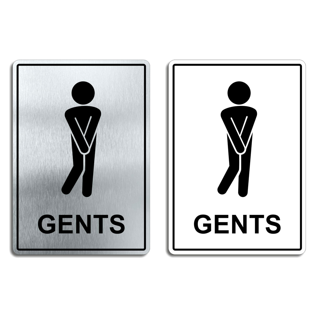 Humorous Gents Toilet Door Sign