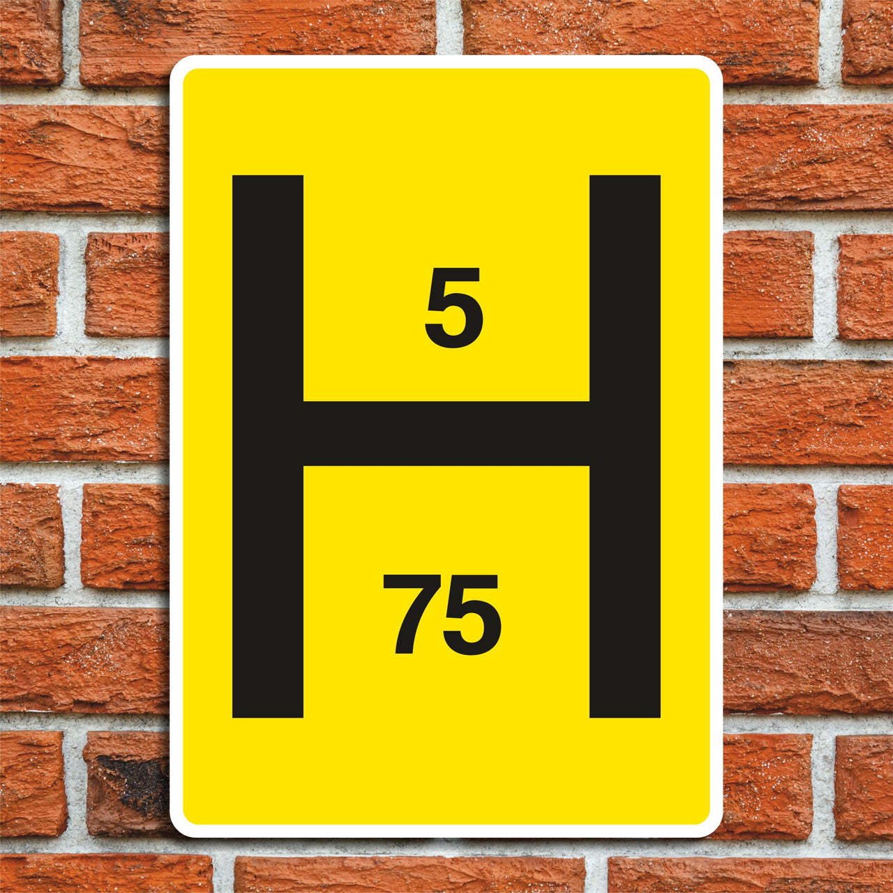 Fire Hose H5 75 Safety Sign