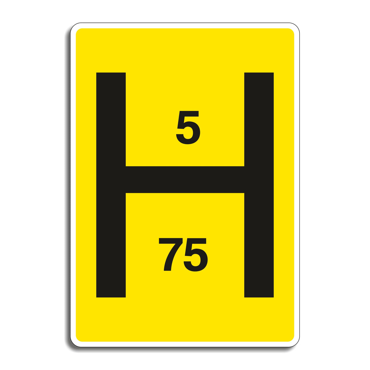Fire Hose H5 75 Safety Sign
