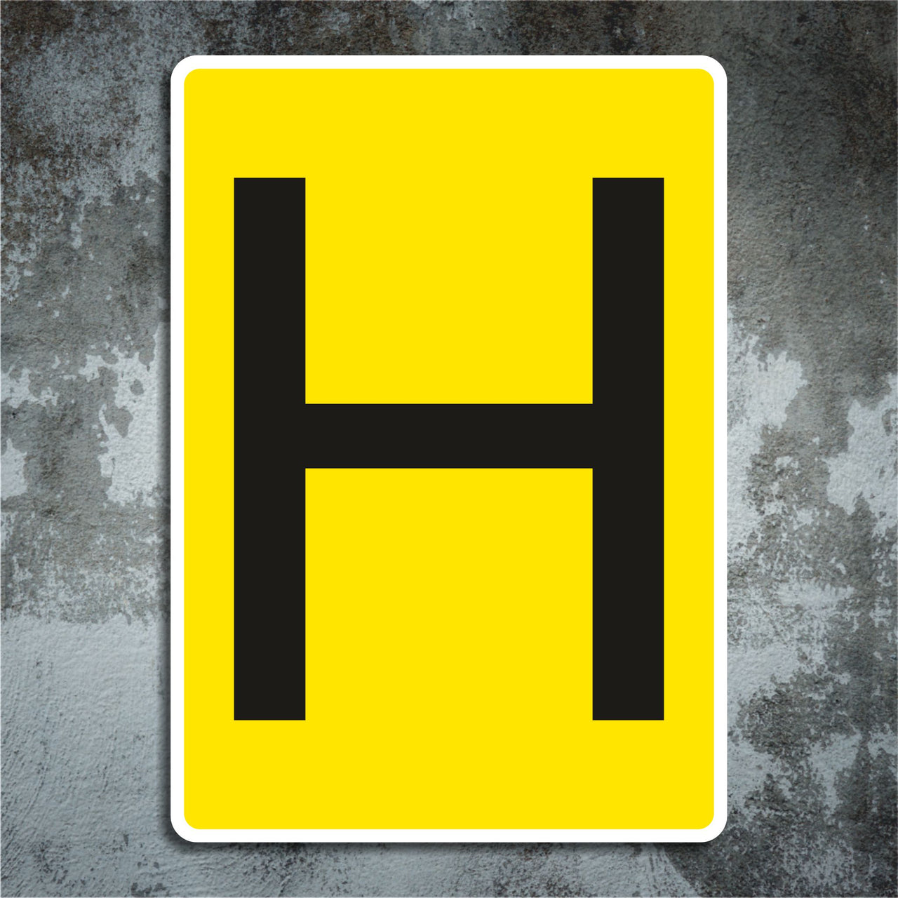 Fire Hose H Safety Sign