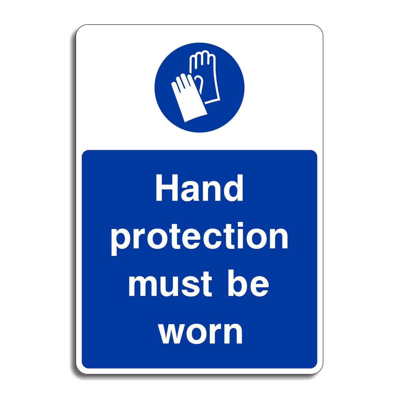 Hand Protection Must Be Worn Sign