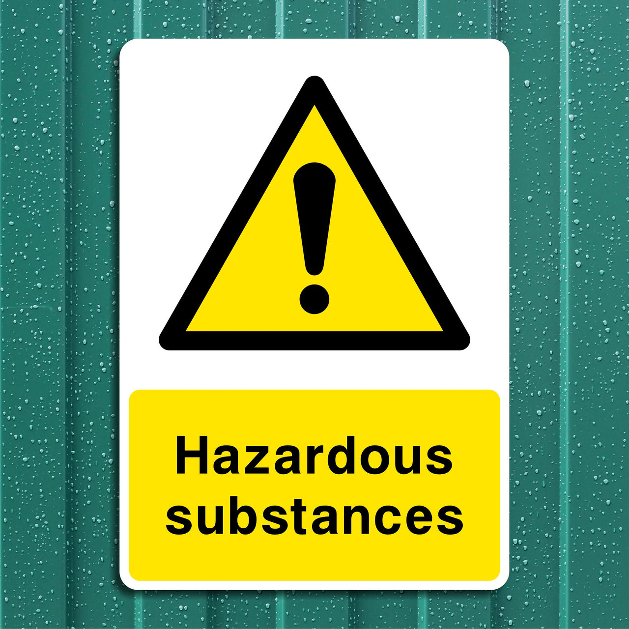 Hazardous Substances Sign